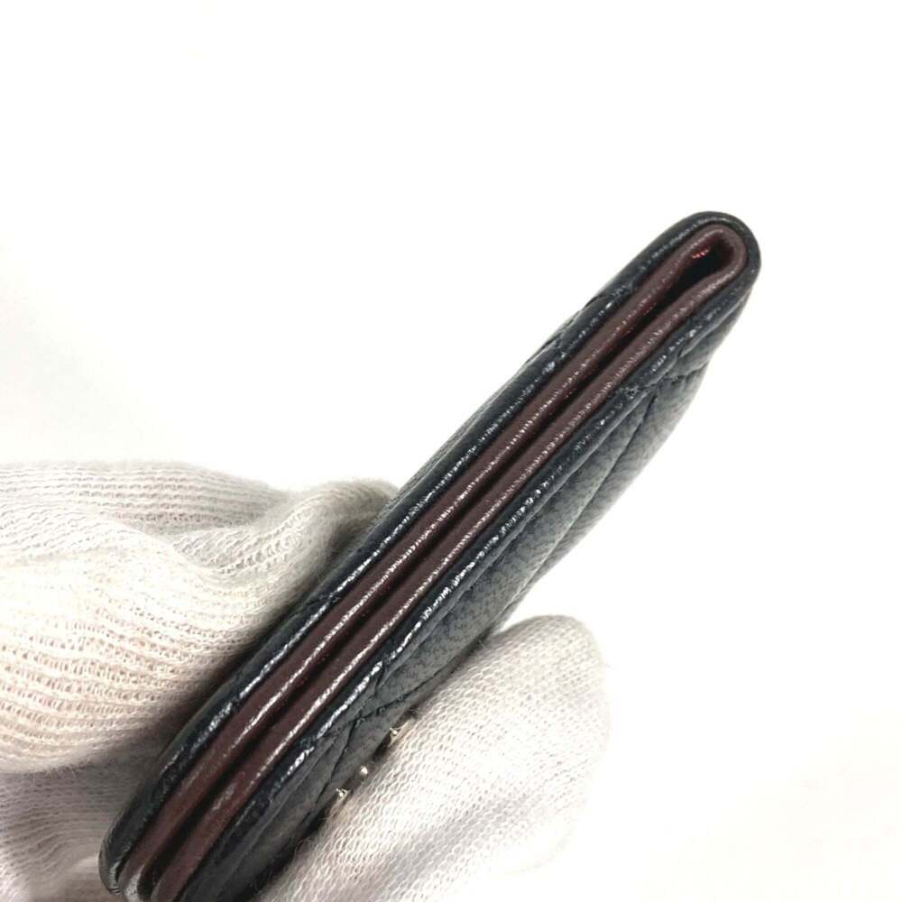 CHANEL Black Lambskin Leather Logo Wallet - Picture 10 of 10